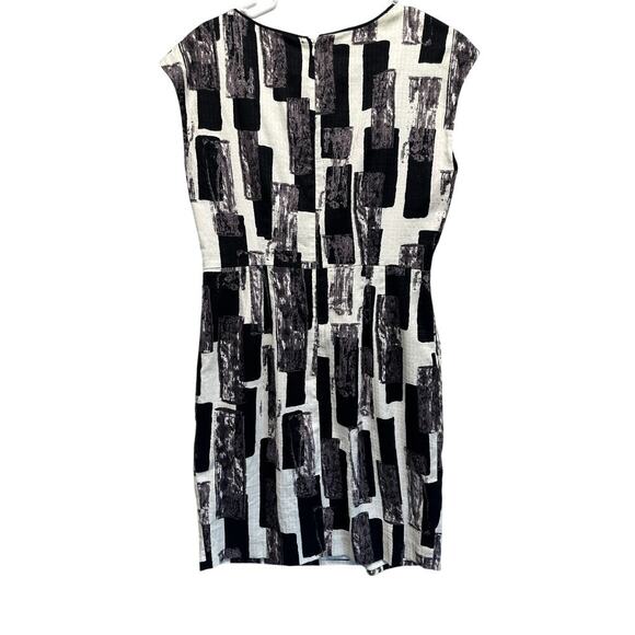 Donna Morgan Abstract Brushstroke Sheath Dress 12P Old Money - Picture 11 of 12